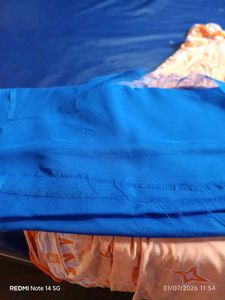 4 mtr plain georgette fabric