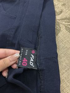 Navy Blue Women's Pants