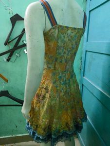Floral Lace Mini Dress