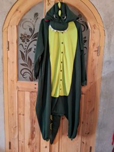 Green Dinosaur Kigurumi Onesie