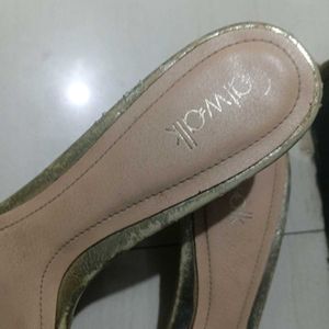 Elegant Embellished Slip-On Heels