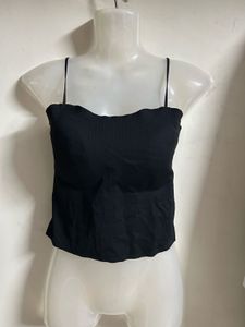Black Cami Crop Top