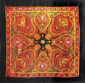 Vibrant Paisley Print Scarf