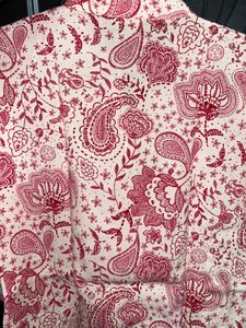 Vibrant Pink Paisley Print Kurta