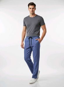 Blue Casual Trousers