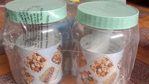 New With Tag Polythene Jars Capacity