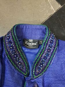 Blue Shwerwani No Bottom