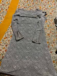 Stylish Printed Long Sleeve Dress