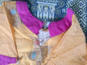 Yellow Kurta Set with Dupatta