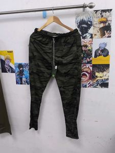 Camouflage Print Jogger Pants