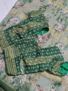 Floral Print Saree