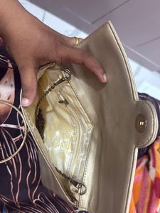 Elegant Embellished Clutch &amp; Gold Evening Bag