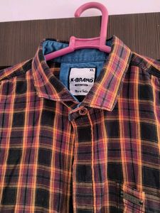 Classic Plaid Button-Up Shirt
