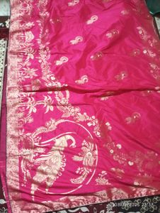 Elegant Pink Readymade Saree Blouse