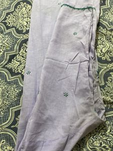 Embroidered Cotton Kurta