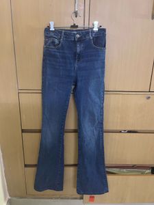 Zara Bootcut Flare Jeans High Stretch