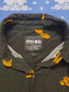 Garfield: Classic Black Printed Shirt