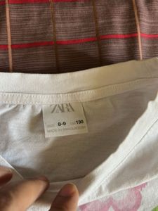Zara Graphic Butterfly T-Shirt