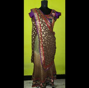 Banarasi Lehenga Perfect For MEHENDI