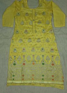 Beautiful Yellow Kurta Set with Dupatta