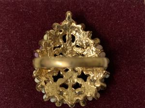 Vintage Style Floral Cocktail Ring