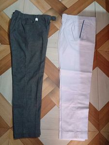 Pack of 2 Men's Formal Trousers And 1 Shorts free