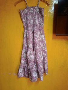 Girls Floral Print Dress with Jacket