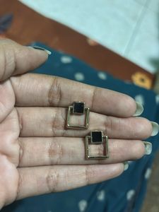 Geometric Drop Earrings