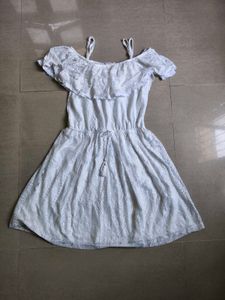 Boho Lace Off-Shoulder Dress
