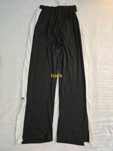 stretchy Black &amp; White Track Pants waist 30