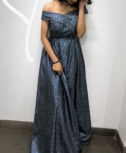 Off shoulder Farewell Gown