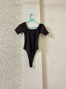 Black Bodysuit Top
