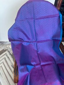 Blue &amp; Purple Saree with Blouse