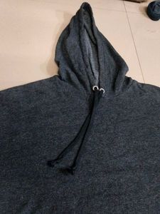 H&amp;M Dark Grey Cropped Hoodie