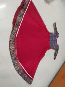 Red Anarkali Gown