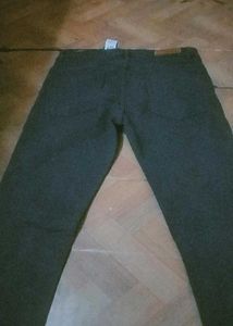 Dark silver jeans