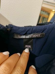 VS Navy Blue Corset Lace Dress