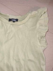 Cute Ruffle Sleeve Top