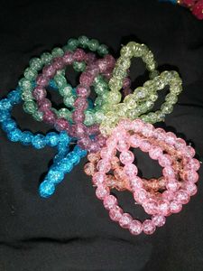 Colorful Beaded Bracelets - Set of 6
