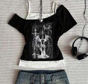 Trendy Black emo streetwear