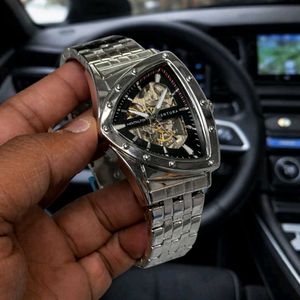 Hamilton Men’s Automatic Skeleton Watch – Silver C