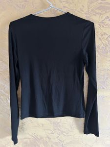 Chic Square Neck Long Sleeve Top