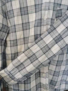 Women's stylish Korean checker Shirt style top