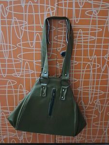 Stylish Olive Green Handbag