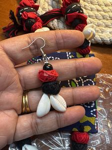Handmade Goddess Durga neck piece with earrings