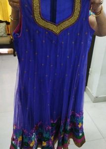 Selling Blue Salwar, Pink Kameez Set With Chunni