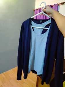 UNIQLO Navy Cardigan