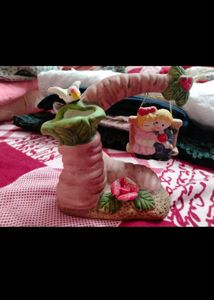 Vintage Romantic Couple on Swing Figurine