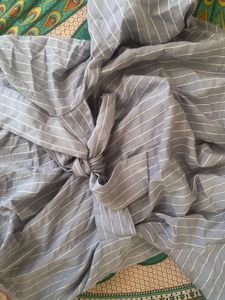 Striped Button-Up Shirt