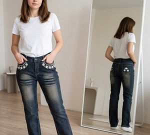 women girl denim jeans